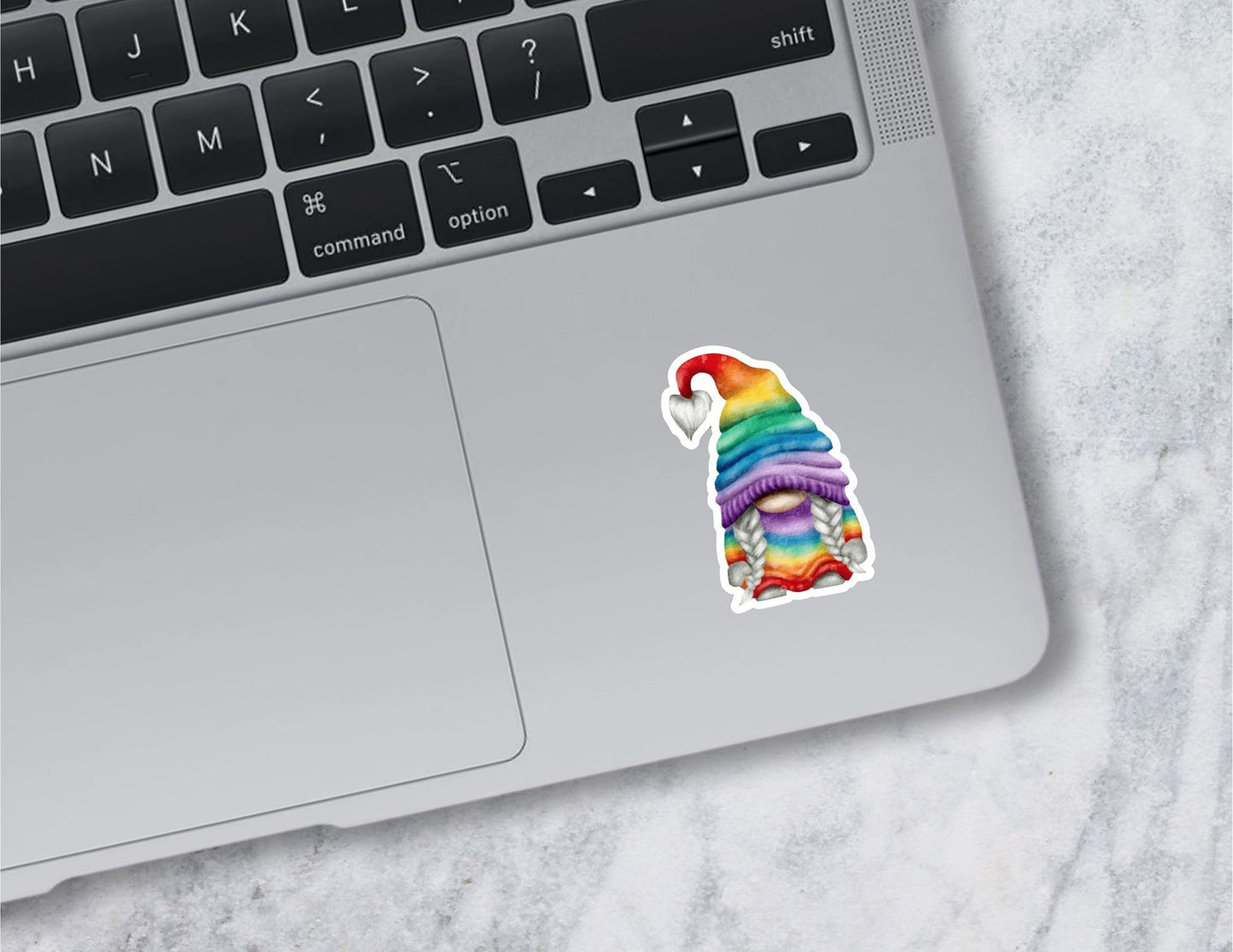 Rainbow Hippie Gnome Sticker