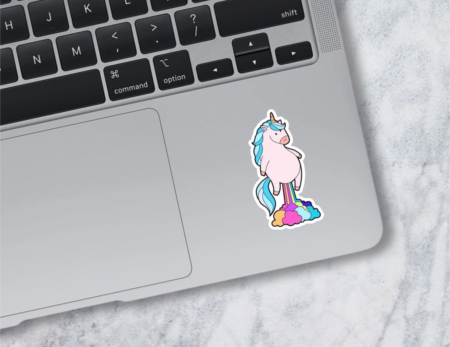 Unicorn Blast Off Sticker