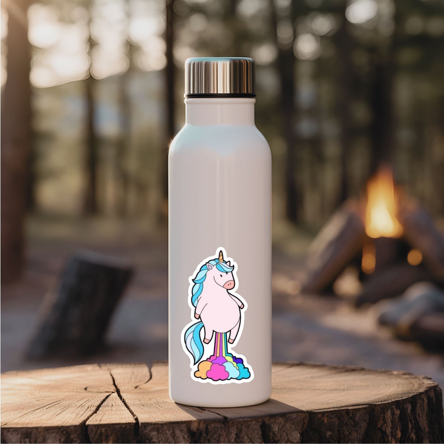 Unicorn Blast Off Sticker