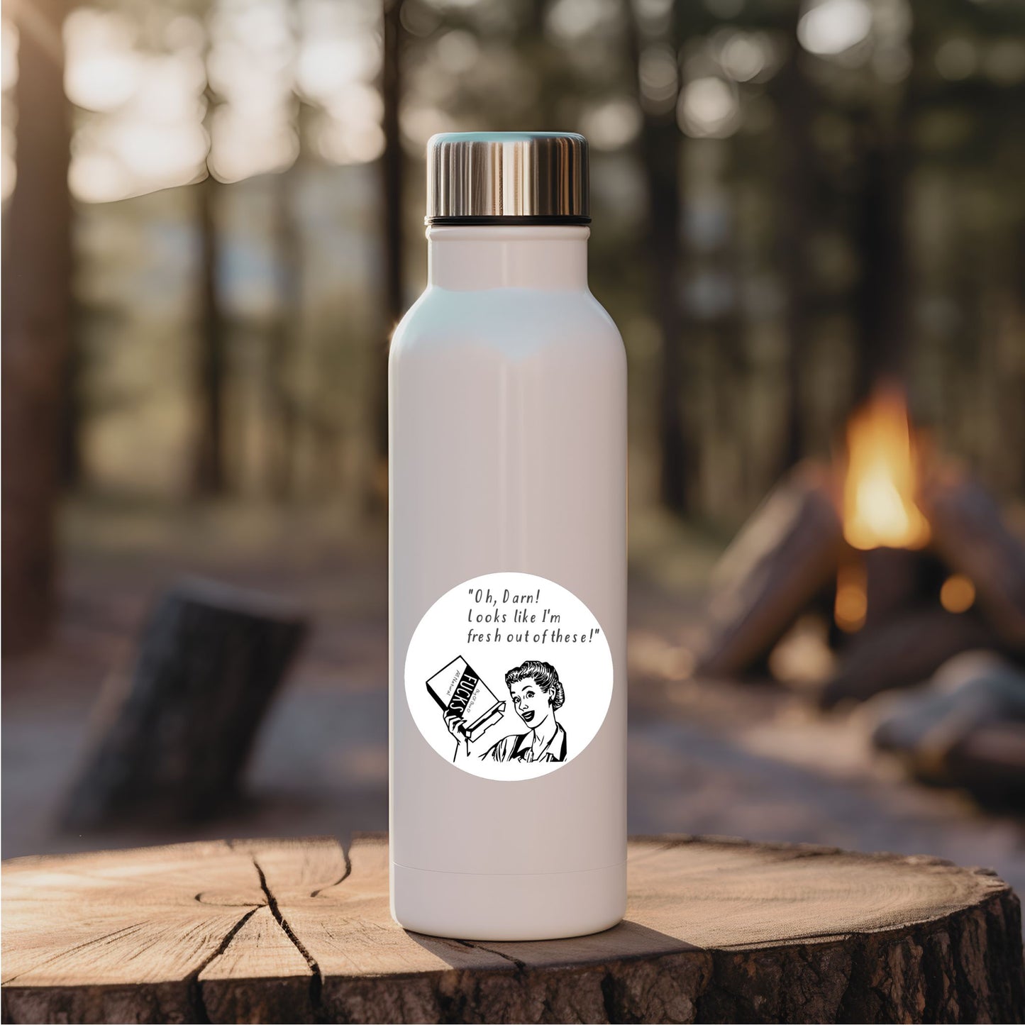 Fresh Outta Fucks Sticker