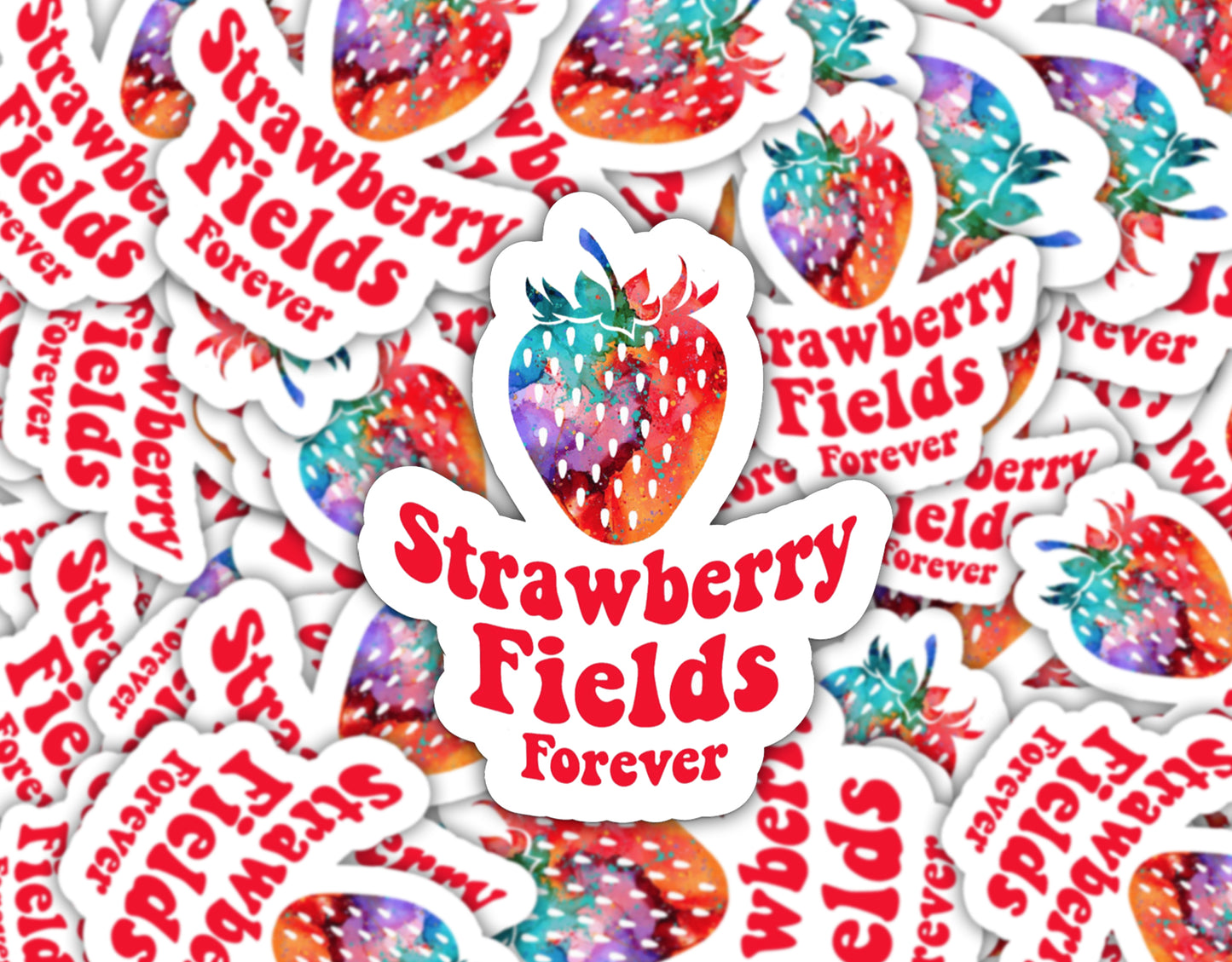 Strawberry Fields Sticker