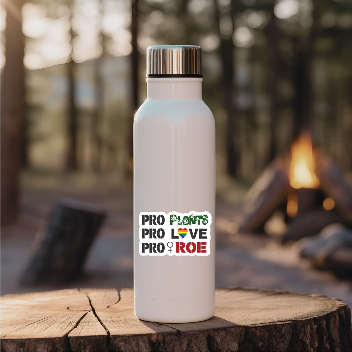 Pro Plants, Love, Roe Sticker