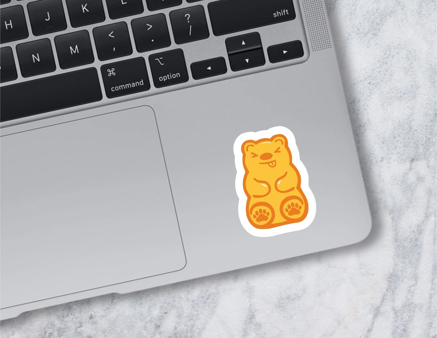 Yellow Bear Sticker