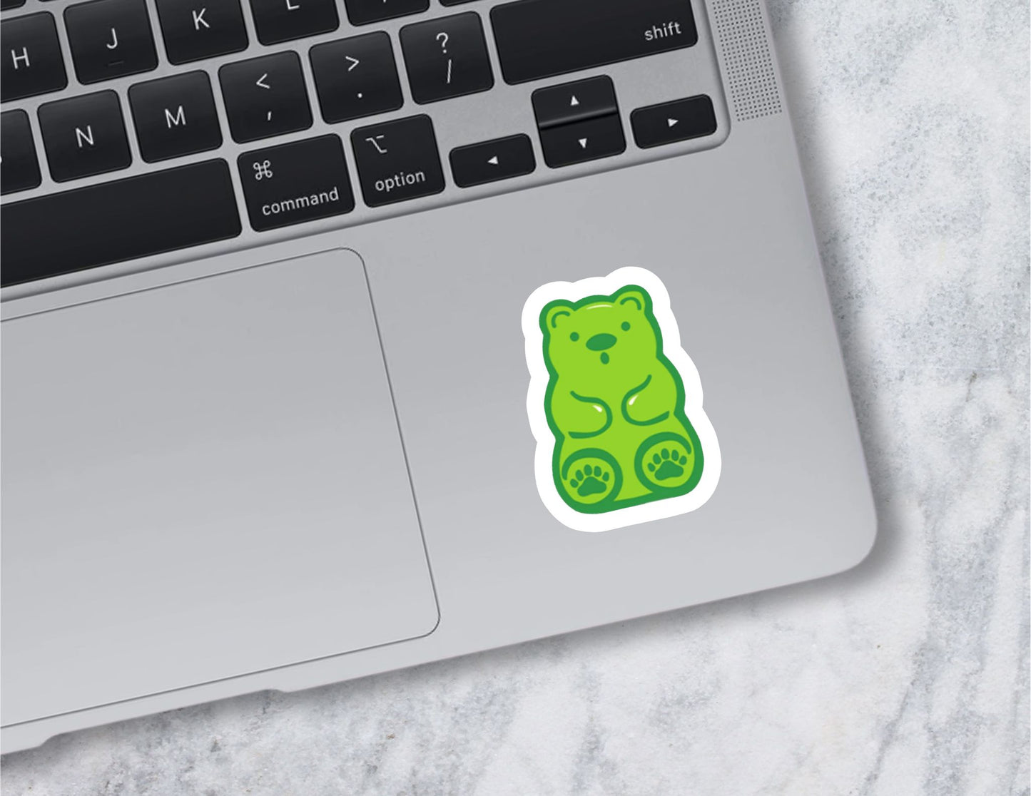 Green Bear Sticker