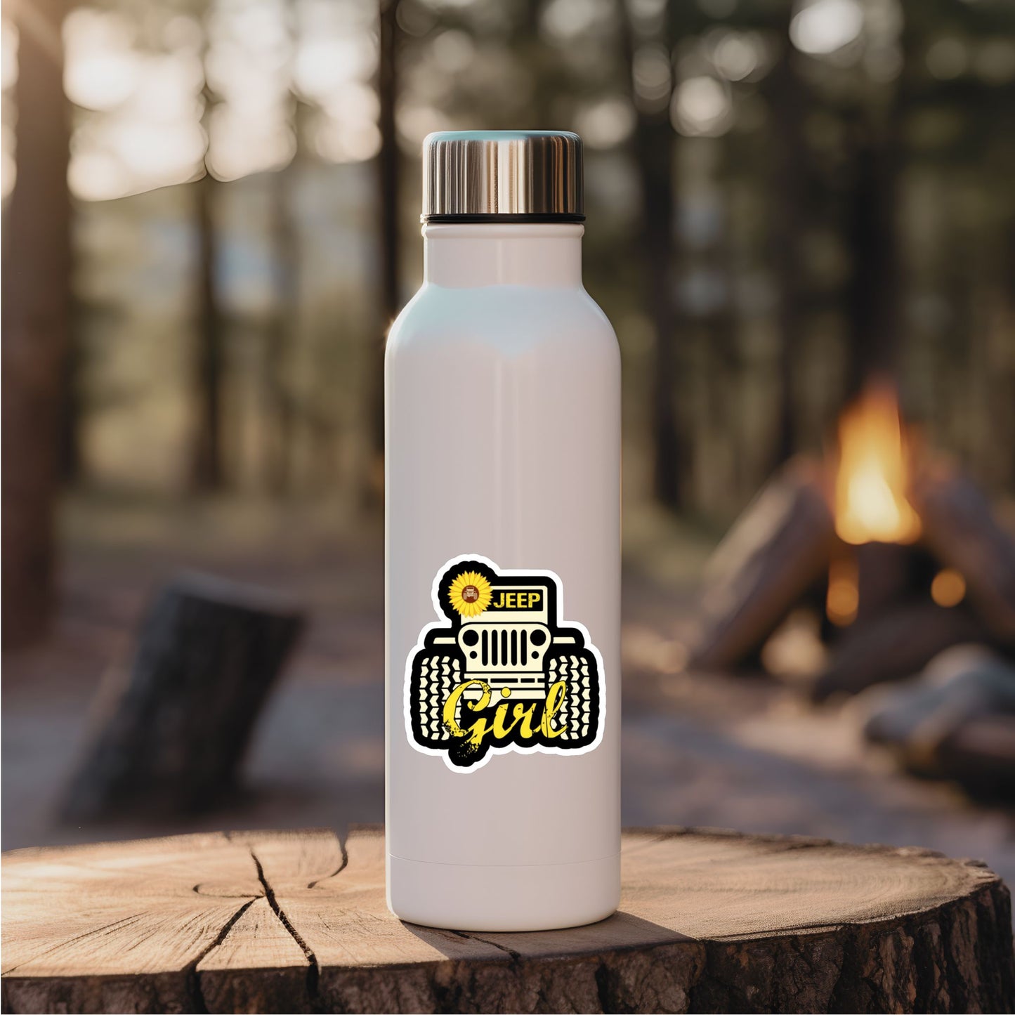 Jeep Sunflower Sticker