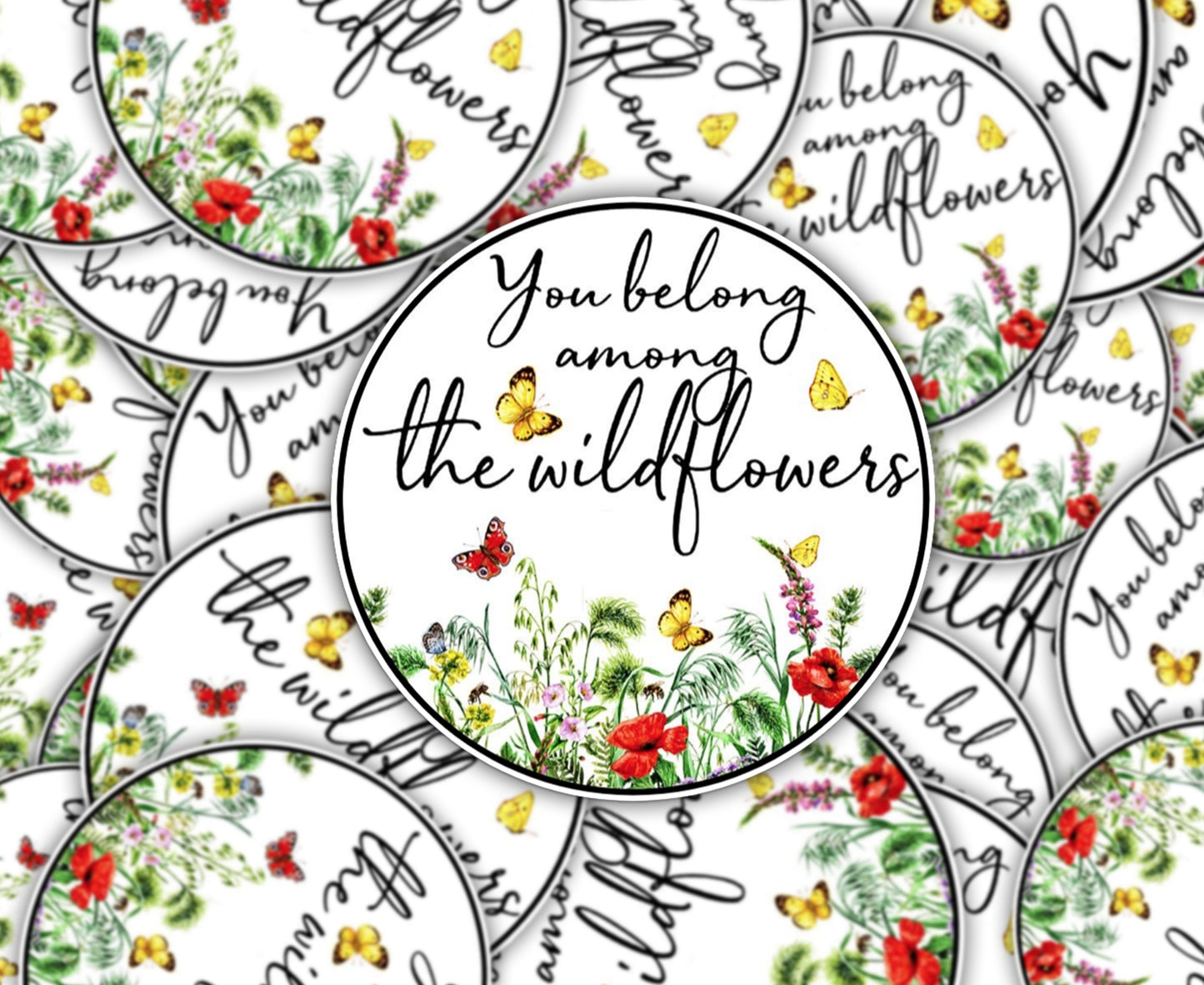 Among the Wildflowers Sticker