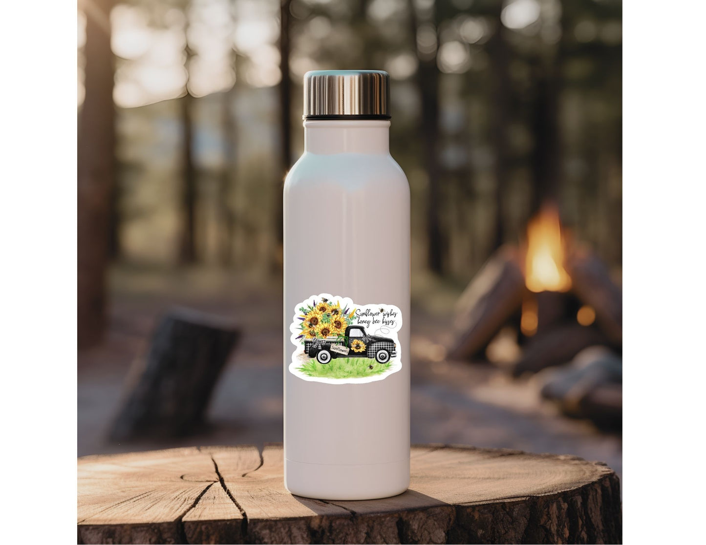Sunflower Truck Sticker