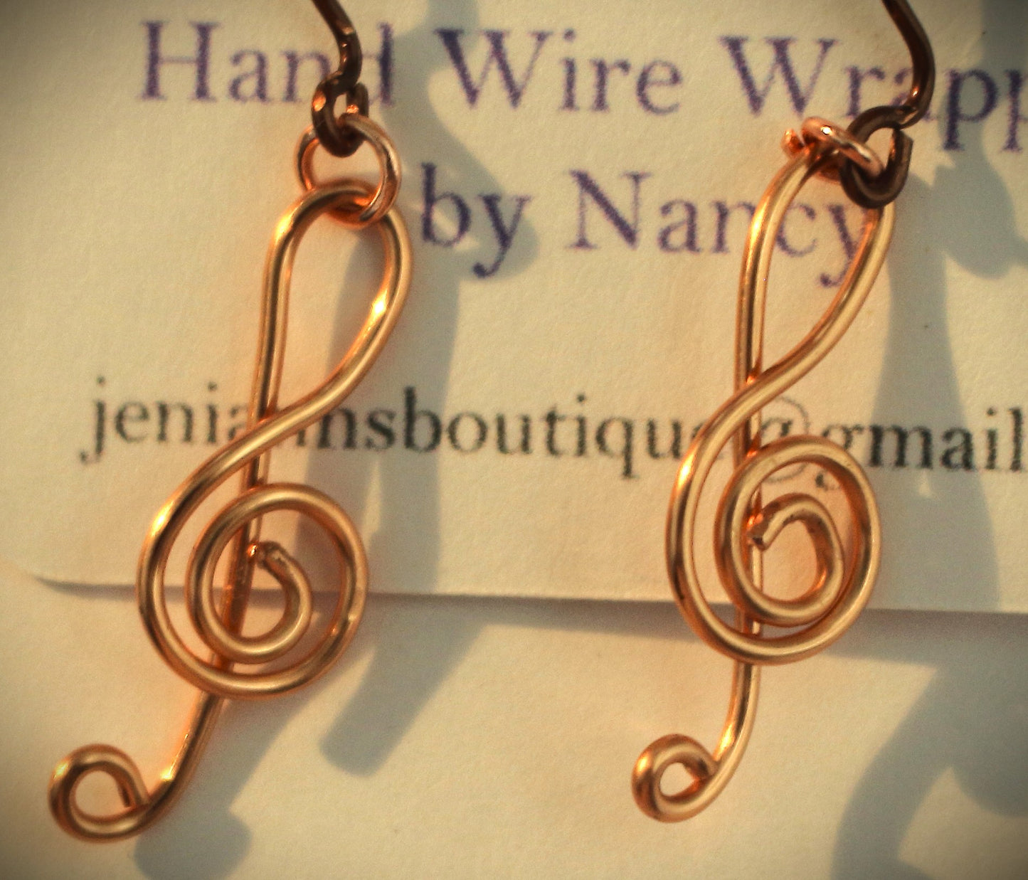 Hand Wire Wrapped Earrings
