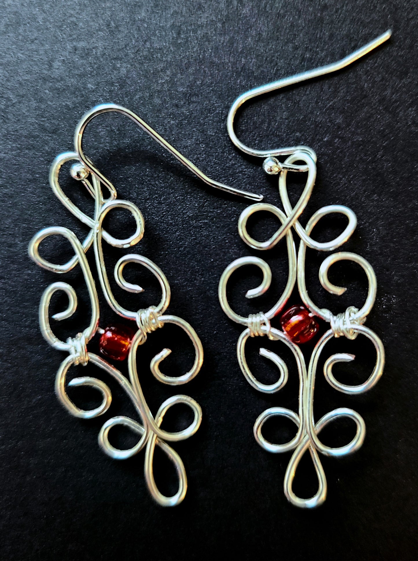 Hand Wire Wrapped Earrings