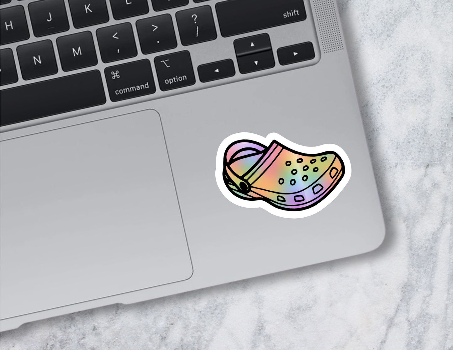 Rainbow Croc Sticker