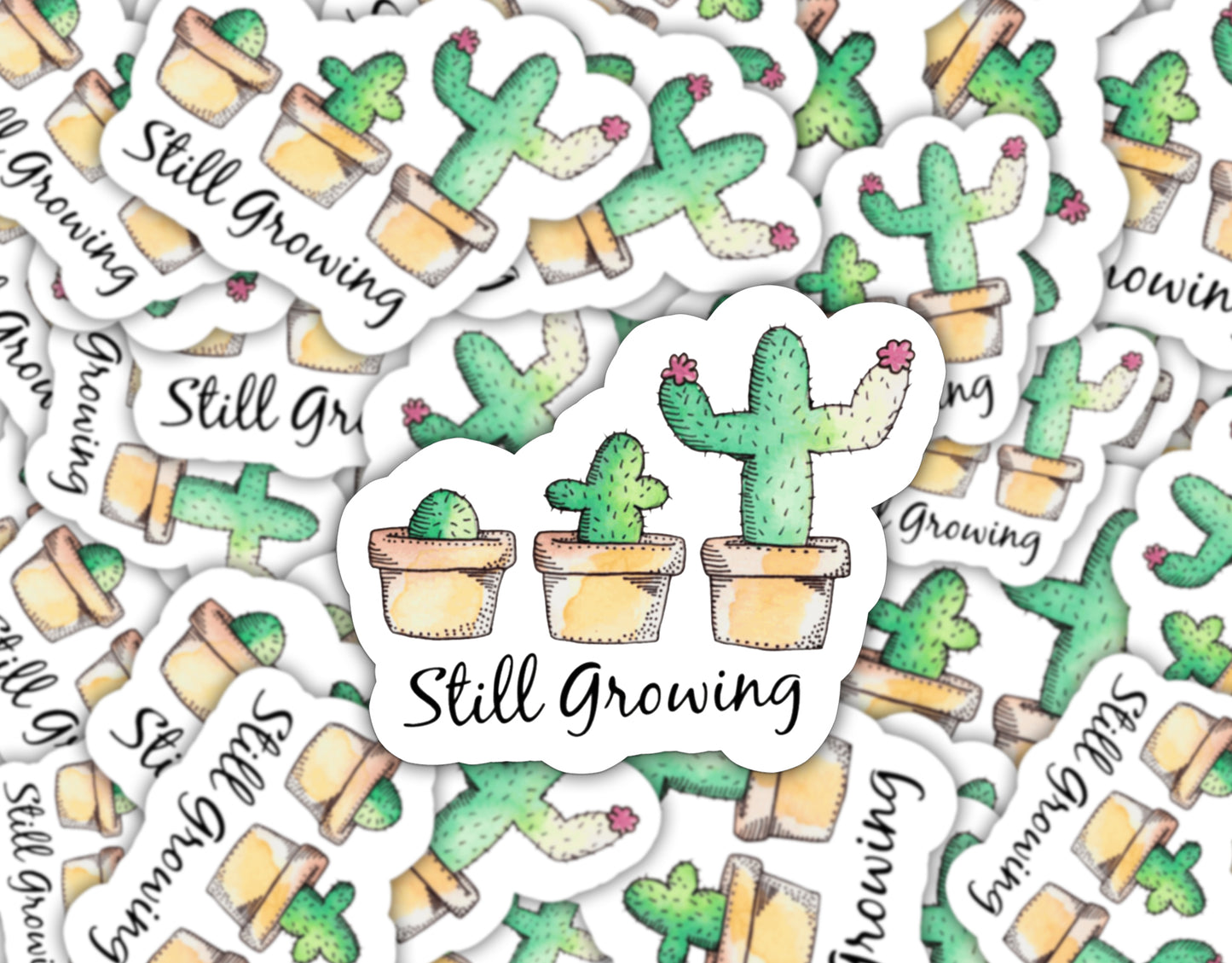 Still Growing Sticker