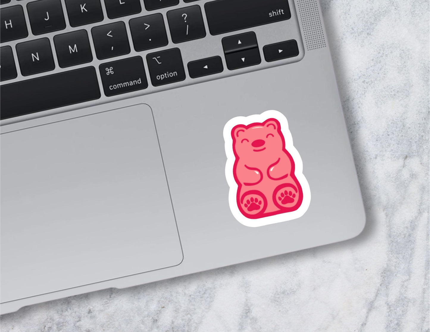Pink Bear Sticker