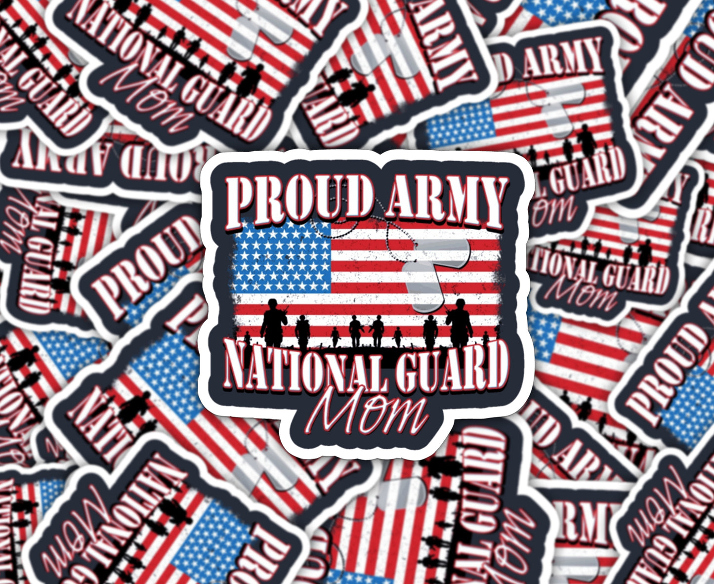 National Guard Mom Sticker