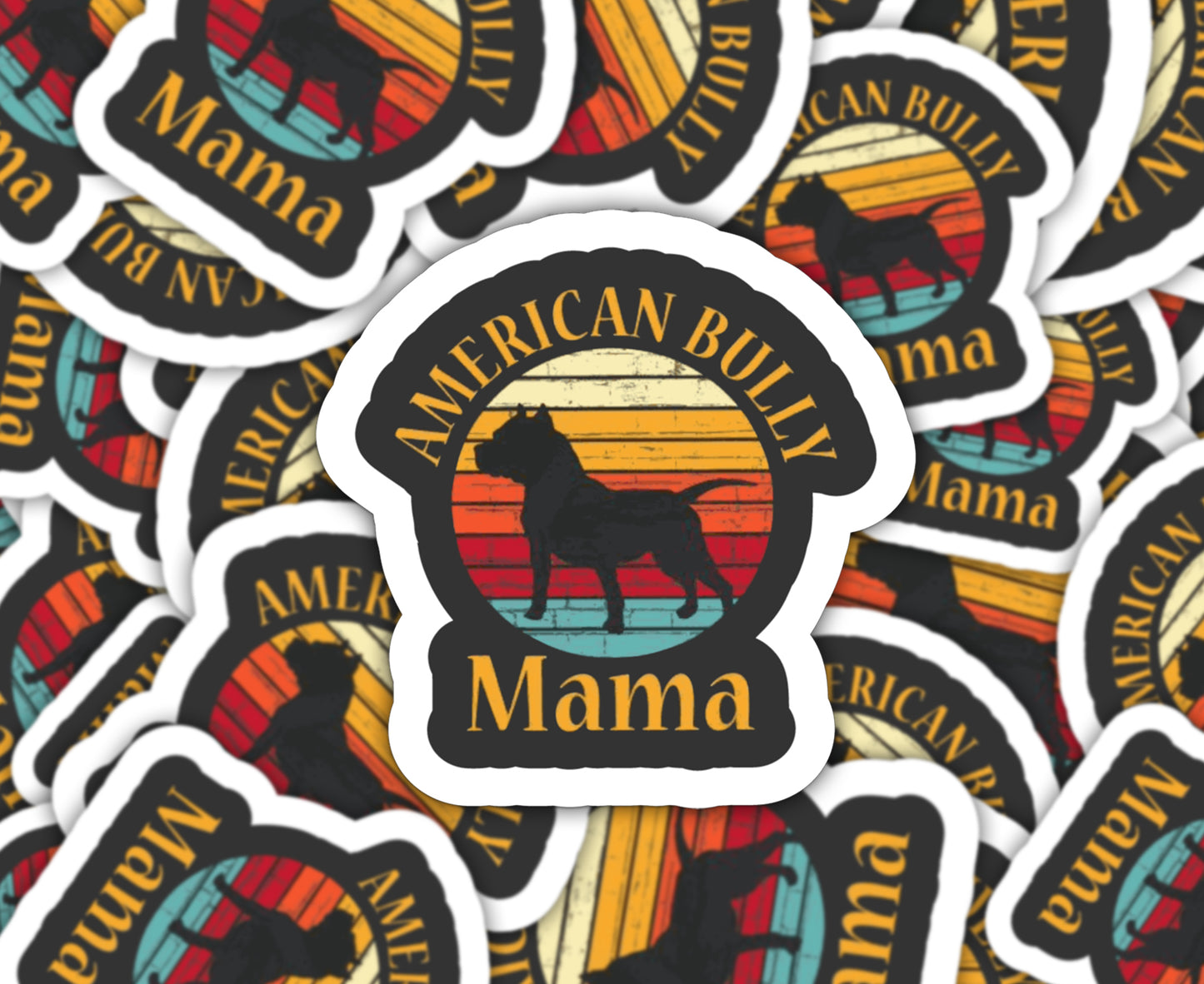 Bully Mama Sunset Sticker