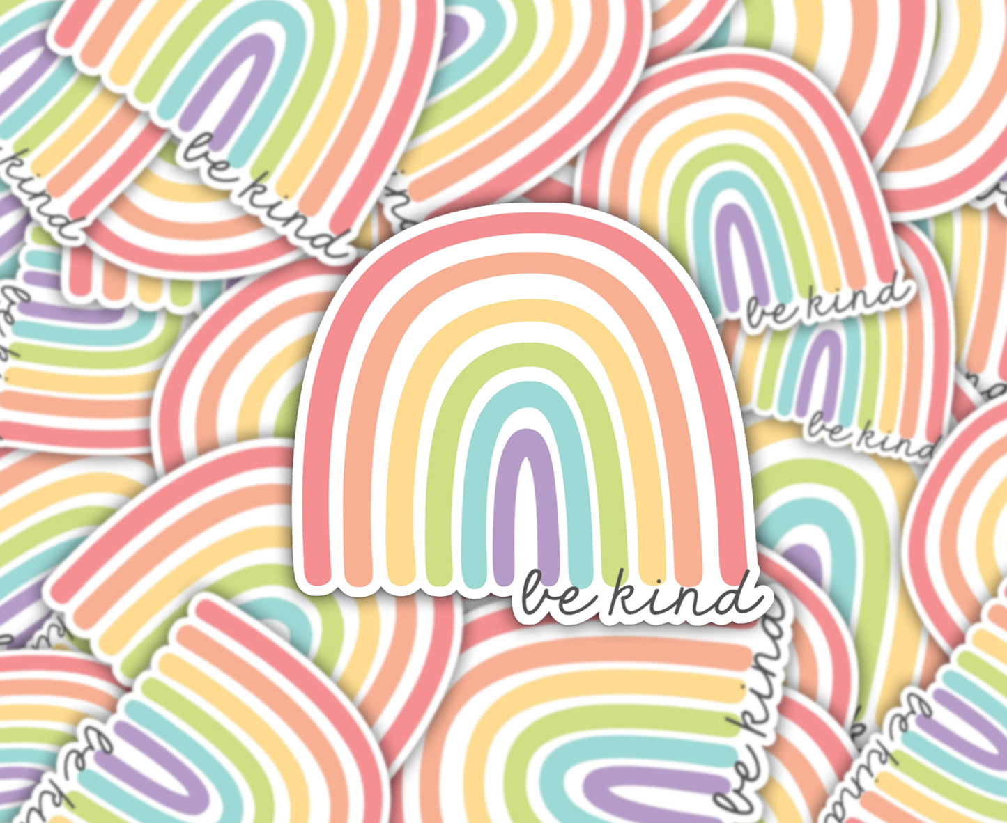 Be Kind Rainbow Sticker