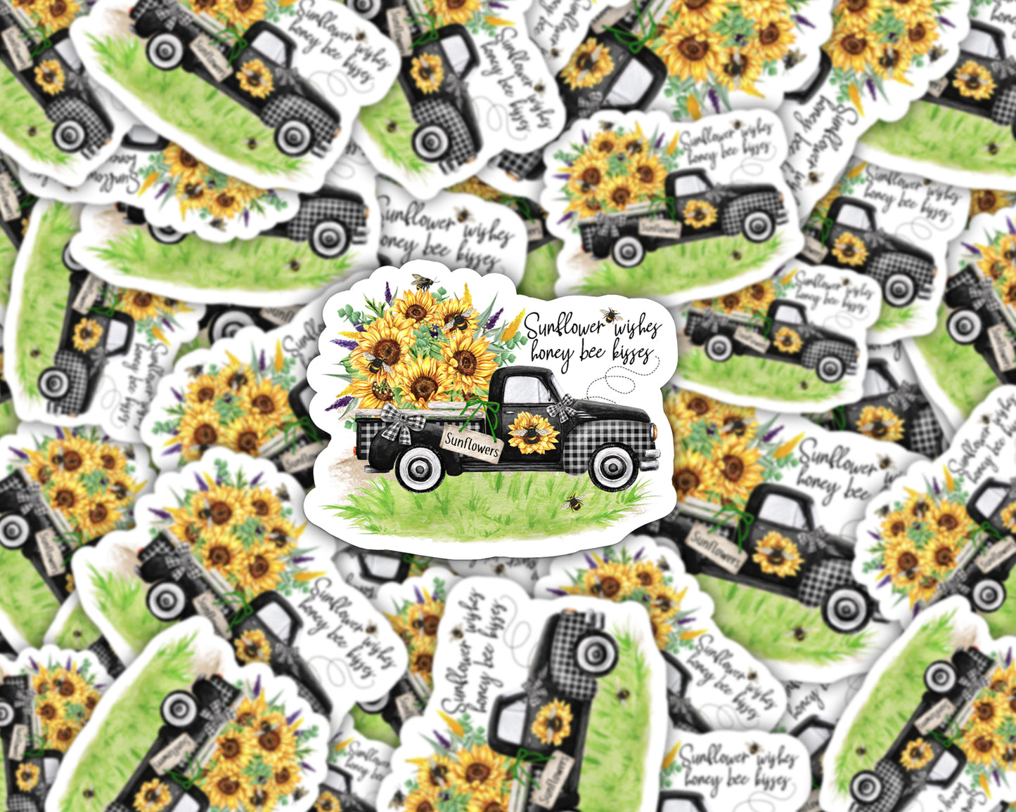 Sunflower Truck Sticker