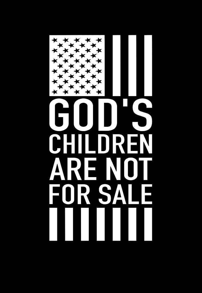 Gods Children Not For Sale Flag Decal