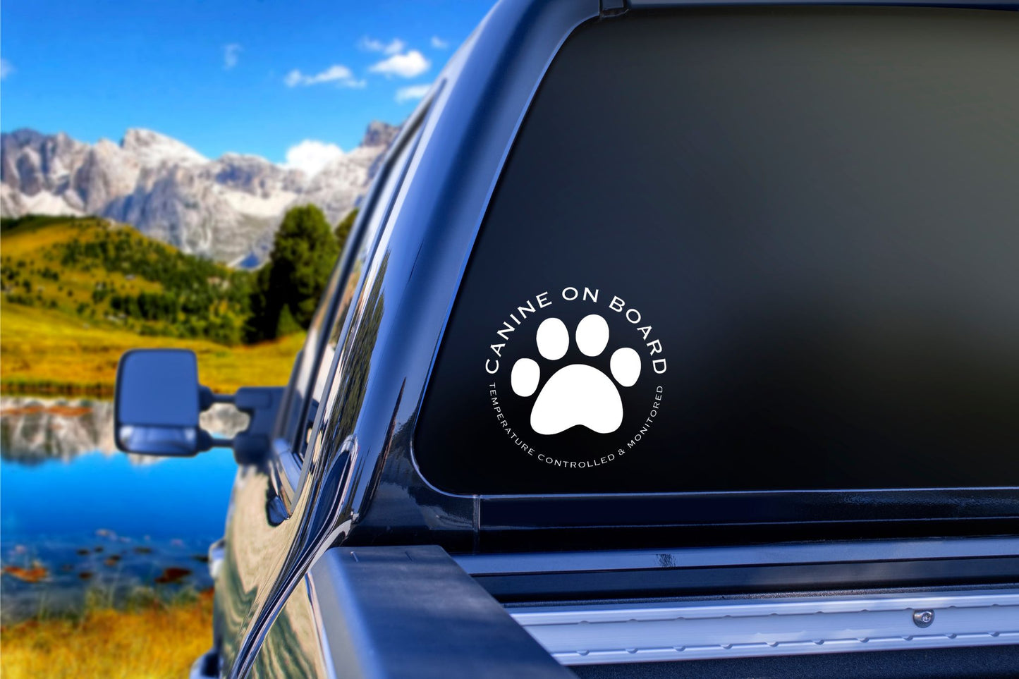 Canine On Board Decal