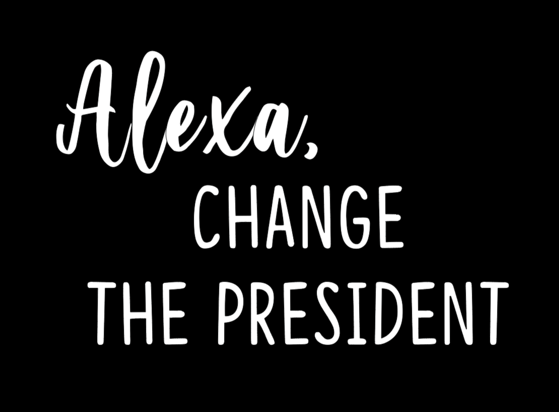 Alexa Change the President Decal